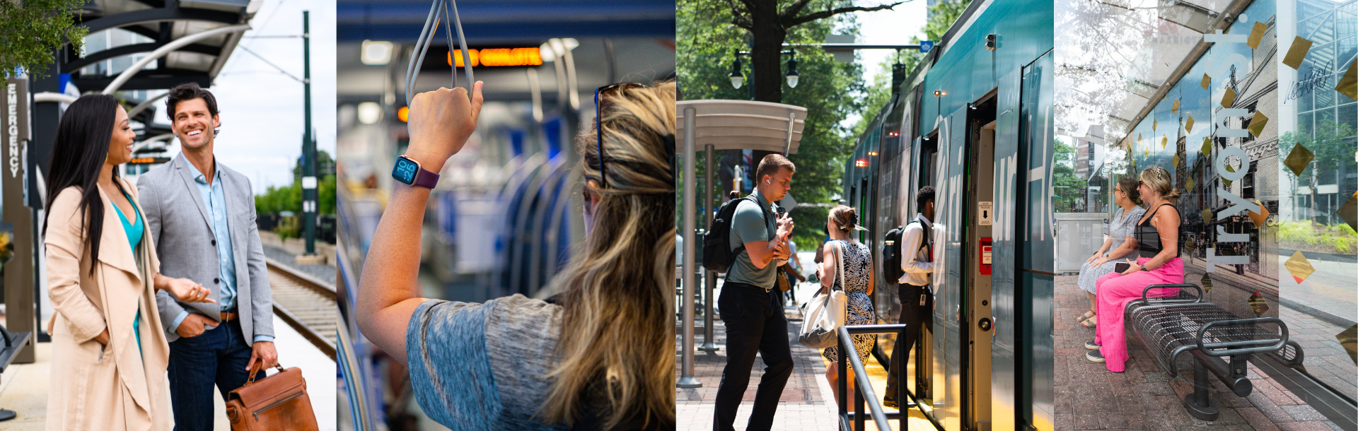 CATS customers at rail platforms